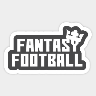 Fantasy Football King Queen Sticker